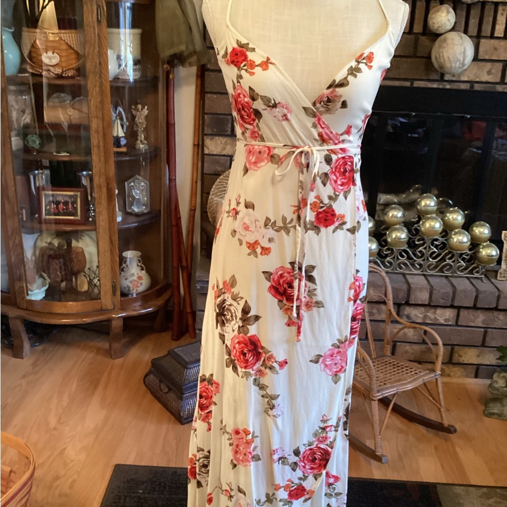 Pretty Summer Wrap Dress